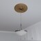 Ekena Millwork Baltimore PVC Ceiling Medallion (Canopies up to 7 3/4"), 19"OD x 3 1/2"ID x 1"P, Bright Coat Gold CMP19BABGL - alternate 6